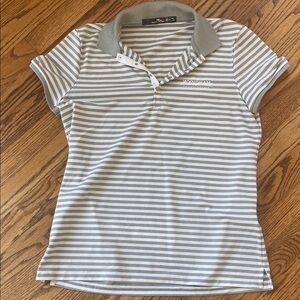 Women’s RLX Ralph Lauren Striped Golf Polo/ Wyndham Tournament Medium